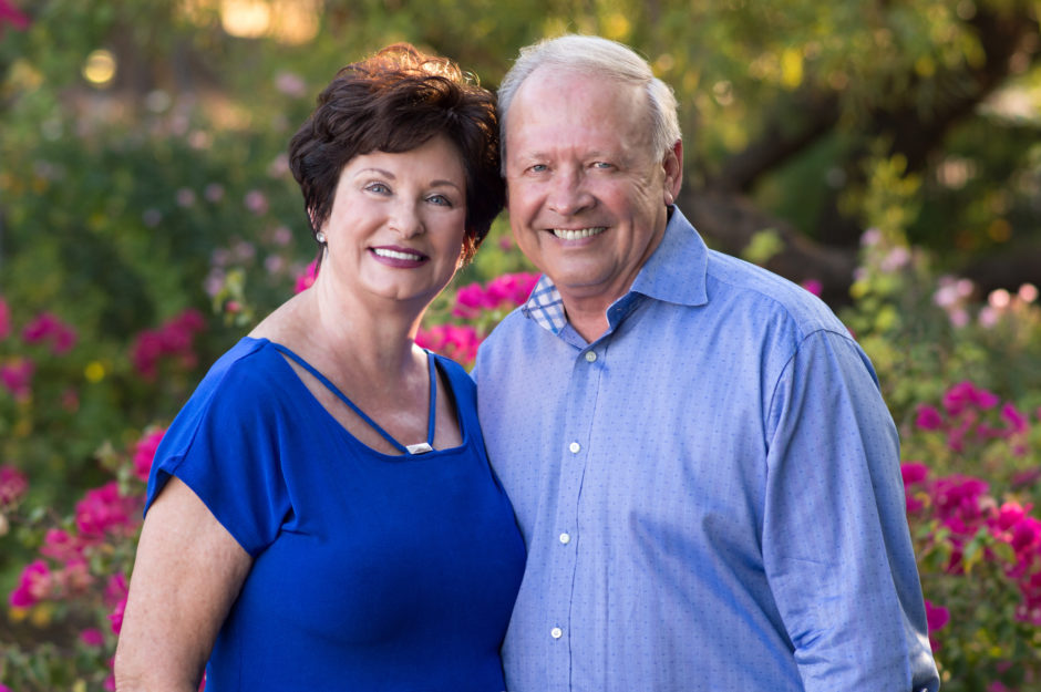 Older couple photographed in Gilbert, AZ by Jubilee Family Photography.